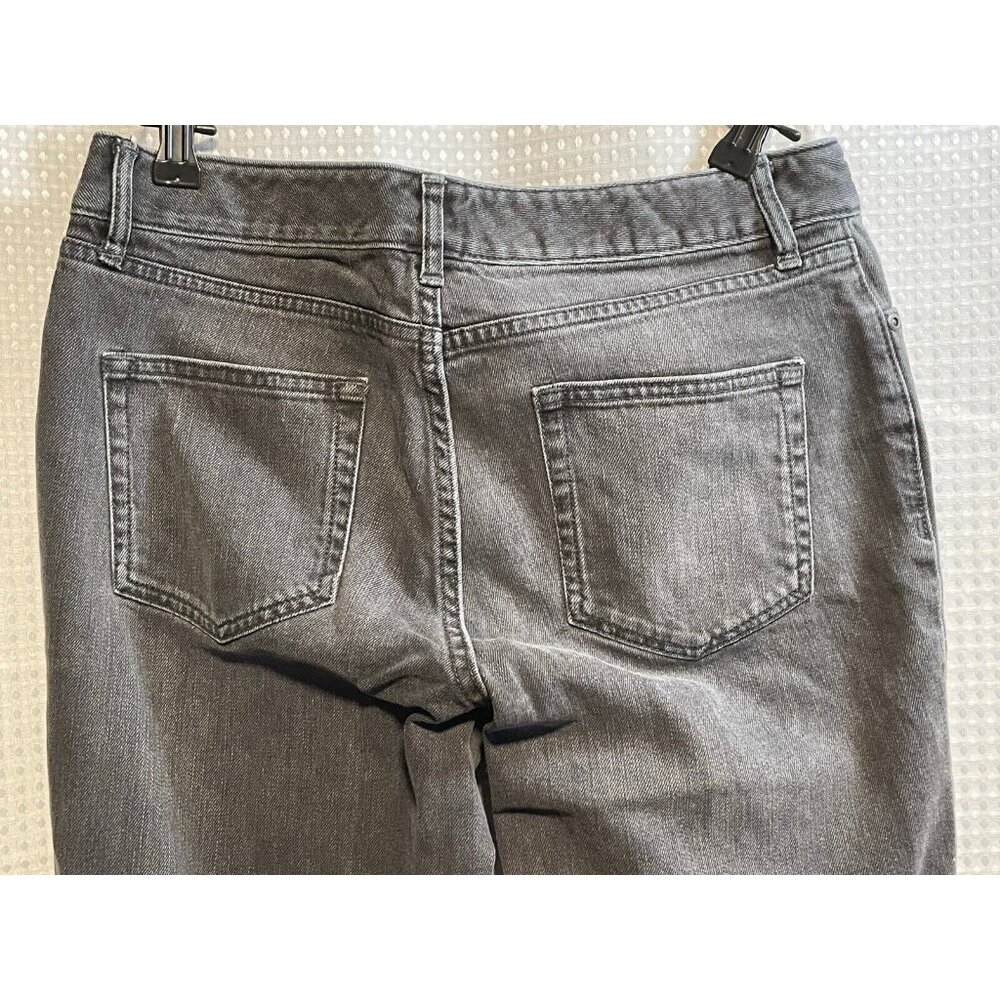 Eddie Bauer jeans womens 8 classic fit bootcut 28 x 30 light black - Picture 4 of 12